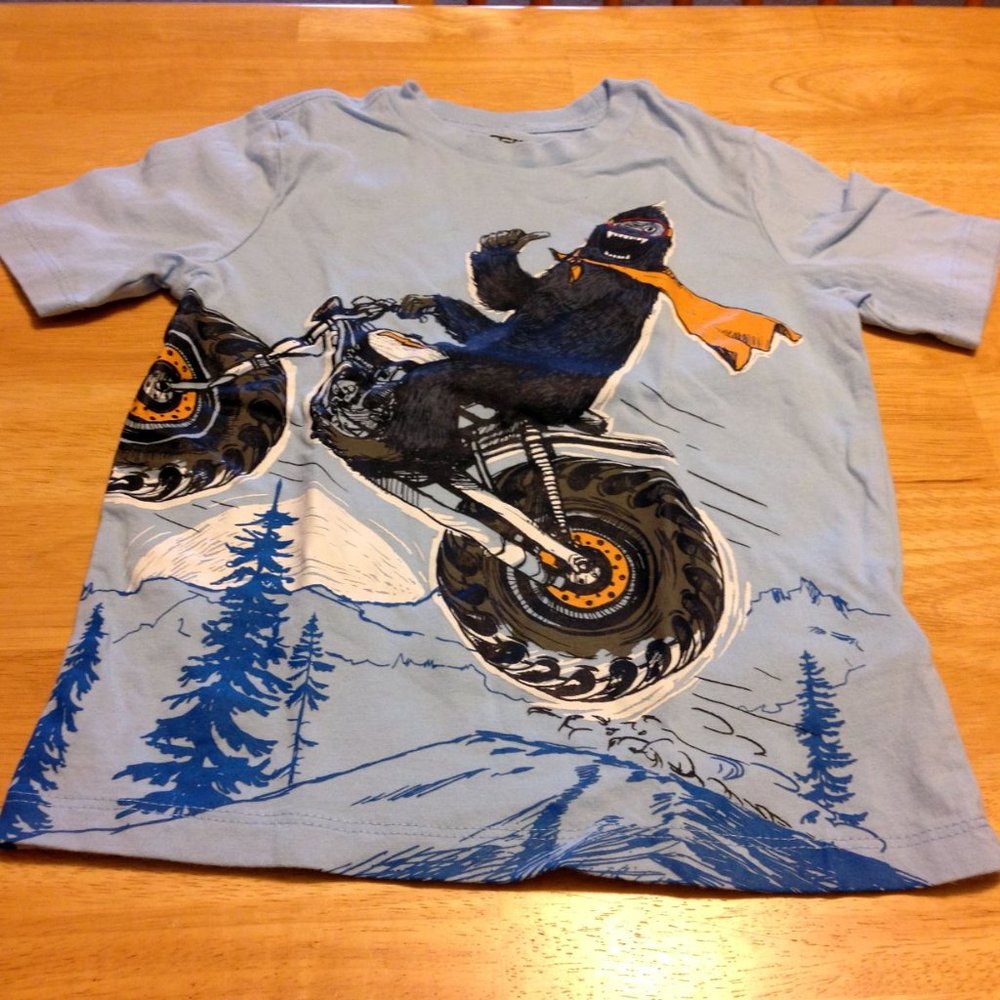 Boy's Tee Shirt -  Abominable Snowman Tee, XS